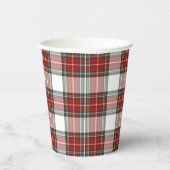 クラシッククリスマスの格子模様 紙コップ (右)