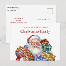 クラシッククリスマスの楽しいサンタクロース