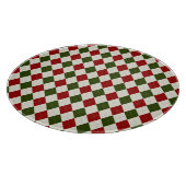 クラシッククリスマスアーガイルパターン カッティングボード (角)