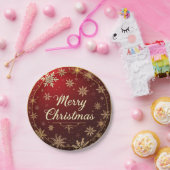 クラシッククリスマスエレガンス ペーパープレート (パーティー)