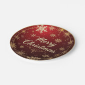クラシッククリスマスエレガンス ペーパープレート (アングル)