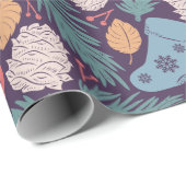 クラシッククリスマスオーナメントパターン ラッピングペーパー (ロールコーナー)