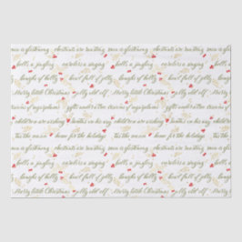 クラシッククリスマスカロルティッシュペーパー 薄葉紙