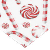 クラシッククリスマスキャンディーケーンカー テーブルクロス (アングル)