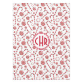 クラシッククリスマスキャンディーケーンカー テーブルクロス (正面)