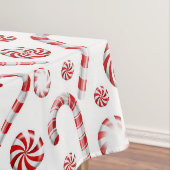 クラシッククリスマスキャンディーケーンカー テーブルクロス (インサイチュ)