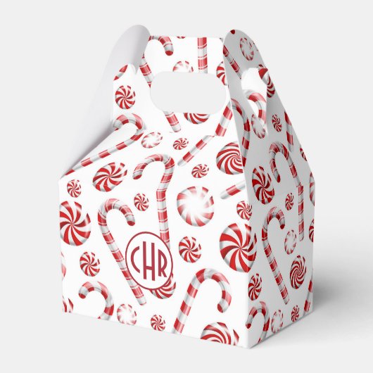 クラシッククリスマスキャンディーケーン フェイバーボックス (正面サイド)