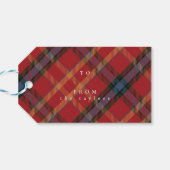 クラシッククリスマスギフトラベル ギフトタグ (裏面横)