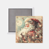 クラシッククリスマスサンタマグネット マグネット (正面/裏面)