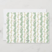 クラシッククリスマスストッキングガーランドヴィンテージ写真 シーズンカード (裏面)