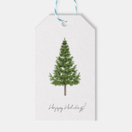クラシッククリスマスツリーギフトラベル ギフトタグ