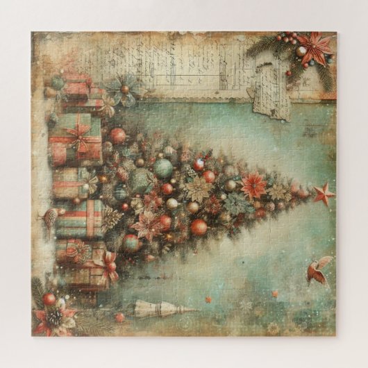 クラシッククリスマスツリージグソーパズル ジグソーパズル (横)