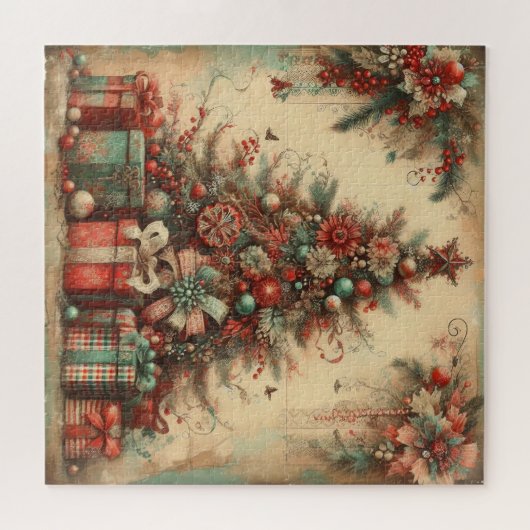 クラシッククリスマスツリージグソーパズル ジグソーパズル (横)