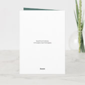 クラシッククリスマスデリバリーボーイ挨拶カード シーズンカード (裏面)