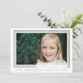 クラシッククリスマスフォトカード シーズンカード (スタンド正面)