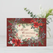 クラシッククリスマスフローラ シーズンカード (スタンド正面)