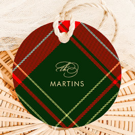 クラシッククリスマスプレッドネームホリデー フェイバータグ