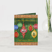 クラシッククリスマス写真の誕生発表 シーズンカード (正面)