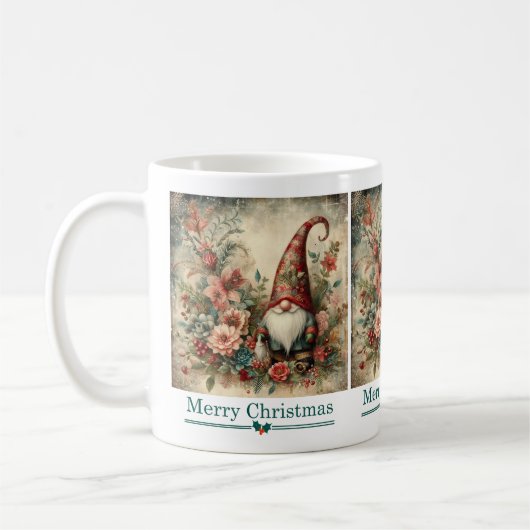 クラシッククリスマス格言マグ コーヒーマグカップ (左)