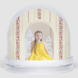 クラシッククリスマス植物学タペストリー家族写真