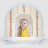 クラシッククリスマス植物学タペストリー家族写真 (裏面)