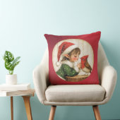 クラシッククリスマス水牛の格子枕 クッション (椅子)