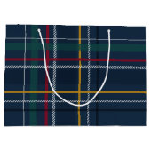 クラシッククリスマス海軍の休日 ラージペーパーバッグ (裏面)