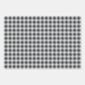 クラシッククリスマス用格子状ラッピング紙シート ラッピングペーパーシート (正面2)