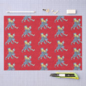 クラシッククリスマス用OZ組織包紙 薄葉紙 (クラフト)