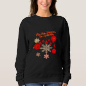 クラシッククリスマス画像 スウェットシャツ (正面)