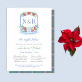 クラシッククリスマス結婚のリハーサル 招待状