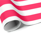 クラシッククリスマス赤白ストライプのテンプレート ラッピングペーパー (ロールコーナー)