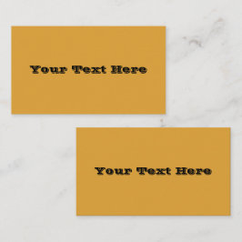 クラシッククリスマス金ゴールド秋冬の無地の色 名刺