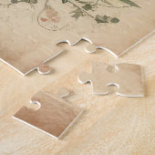 クラシッククリスマス鹿ジグソーパズル ジグソーパズル (側面)