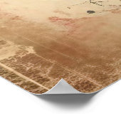 クラシッククリスマス鹿ポスター ポスター (角)