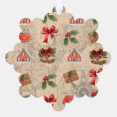 クラシッククリスマス オーナメントカード (裏面)