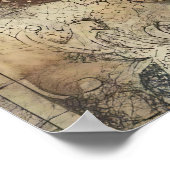 クラシッククリスマス・サンタポスター ポスター (角)