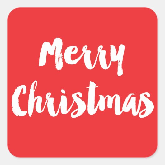 クラシッククリスマス スクエアシール (正面)