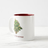 クラシッククリスマス ツートーンマグカップ (正面左)