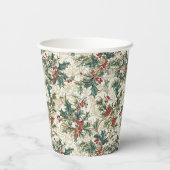 クラシッククリスマス：フェスティバル 紙コップ (裏面)