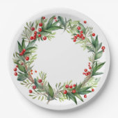 クラシッククリスマス ペーパープレート (正面)