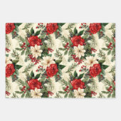 クラシッククリスマス ラッピングペーパーシート (正面)