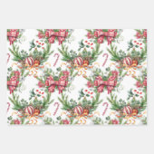 クラシッククリスマス ラッピングペーパーシート (正面)