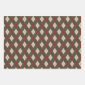 クラシッククリスマス ラッピングペーパーシート (正面)