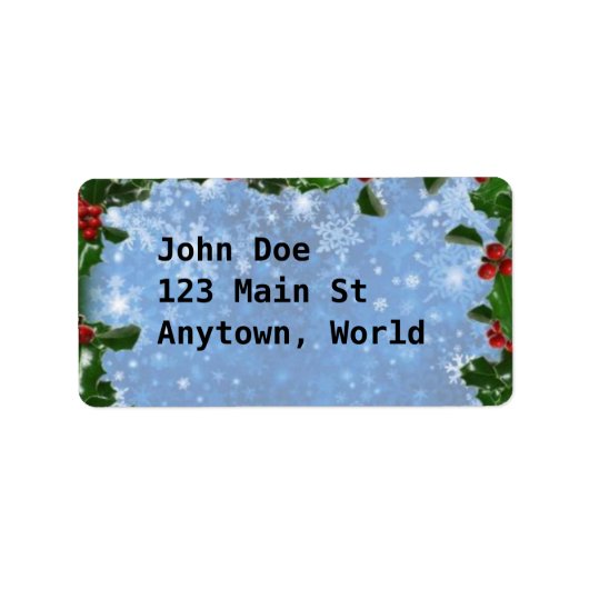 クラシッククリスマス ラベル (正面)