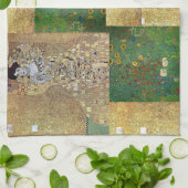 クラシッククリムト絵を描ズ キッチンタオル (折り畳み)