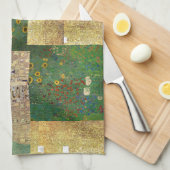 クラシッククリムト絵を描ズ キッチンタオル (四つ折り)