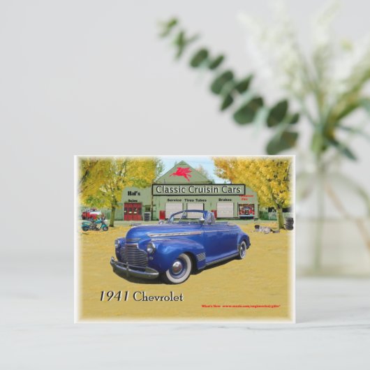 クラシッククルーシン車1941シボイ ポストカード (スタンド正面)