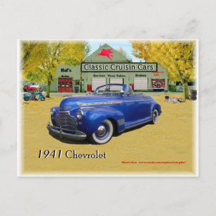 クラシッククルーシン車1941シボイ ポストカード