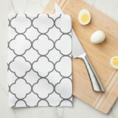 クラシッククローバーパターン キッチンタオル (四つ折り)